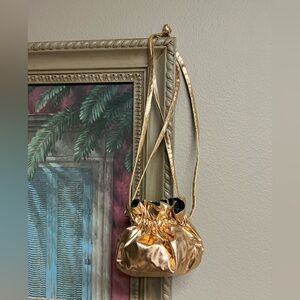 Nordstrom Rose Gold Drawstring Women's Jewelry Storage Bag